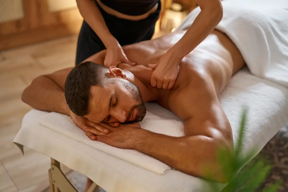 Deep Tissue Massage with Cupping and Hot Stone 